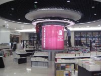 包柱旋转灯箱 包柱旋转广告灯箱制造 北京一块八科技